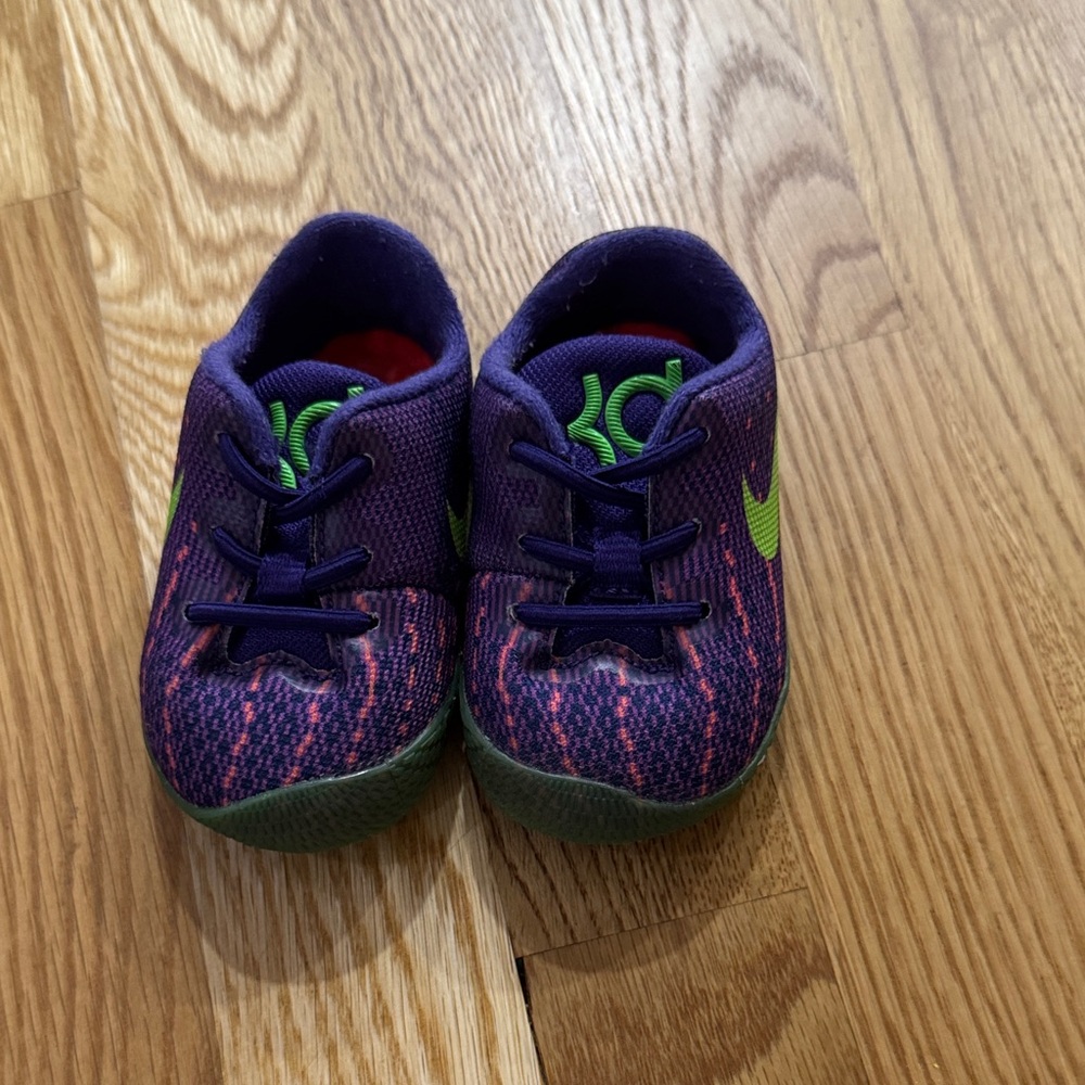 KD Purple Green Baby Nike Shoe